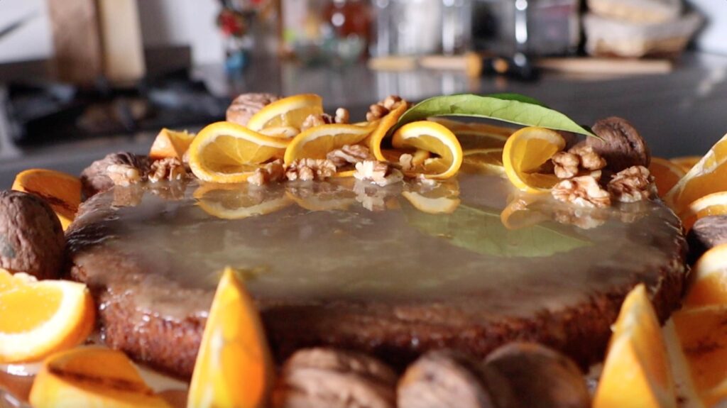 Orange and Walnut cake, The Farming Chefs