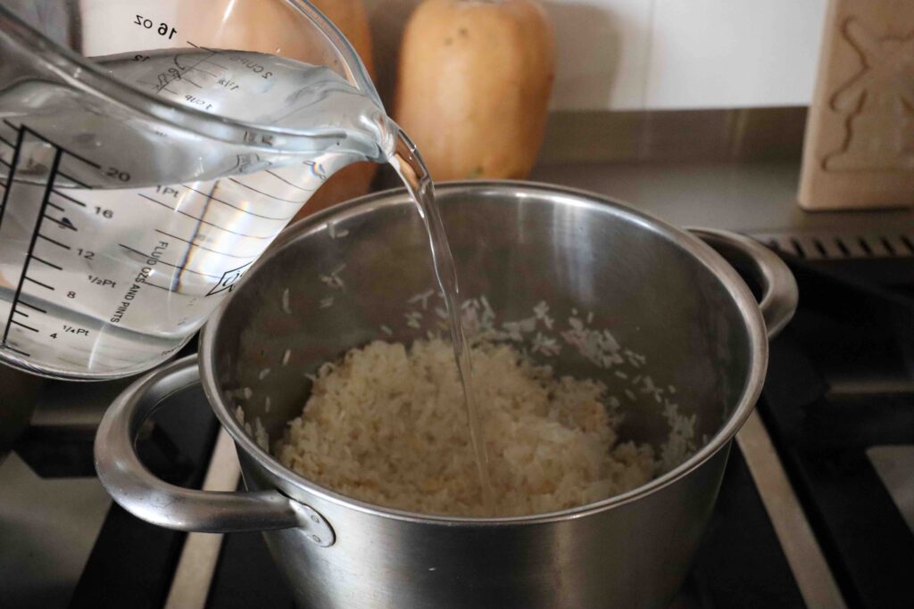 poor water in rice, The Farming Chefs