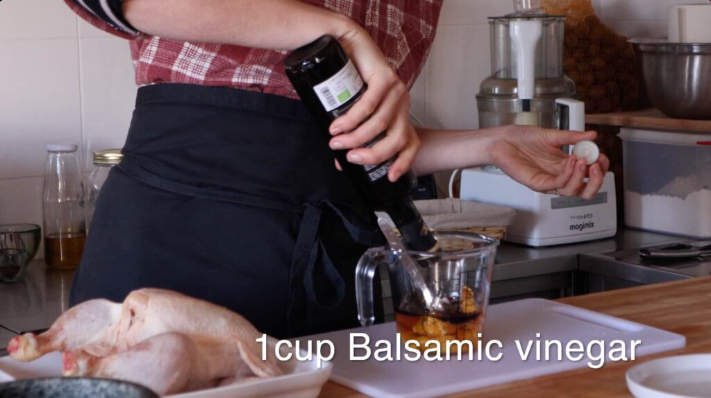 add balsamic vinegar