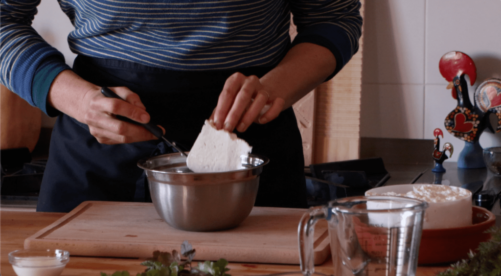 Fresh sheep's cheese The Farming Chefs