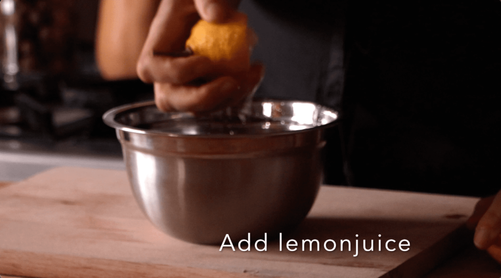 add lemon juice