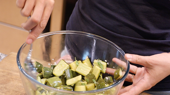 Zucchini under oil recipe