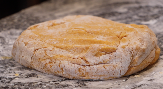 kneeded gnocchi dough