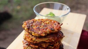 leek fritter the farming chefs