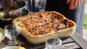 Savoury Chard and Butternut Pie