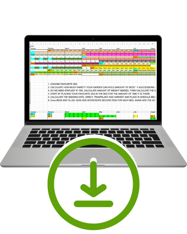 Downloadable Crop Plan for Home Gardeners