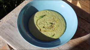 Zucchini, Basil & Parmesan Soup from The Farming Chefs