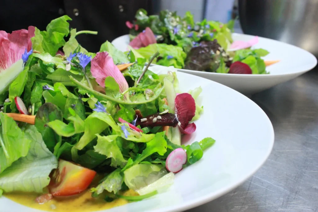 Garden-Fresh-Mixed-Green-Salad-with-Edible-Flowers