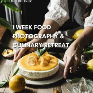 7 Day Food Photography & Culinary Retreat with Anja Burgar - 29 Sept- 6 Oct 2026
